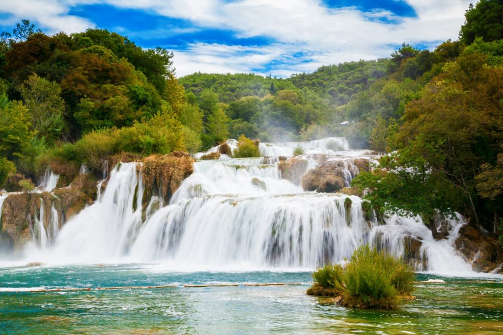 biggest waterfall krka national park skradinski buk croatia Large